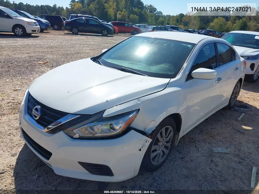 2018 NISSAN ALTIMA VIN 1N4AL3AP4JC247021 — фото 2