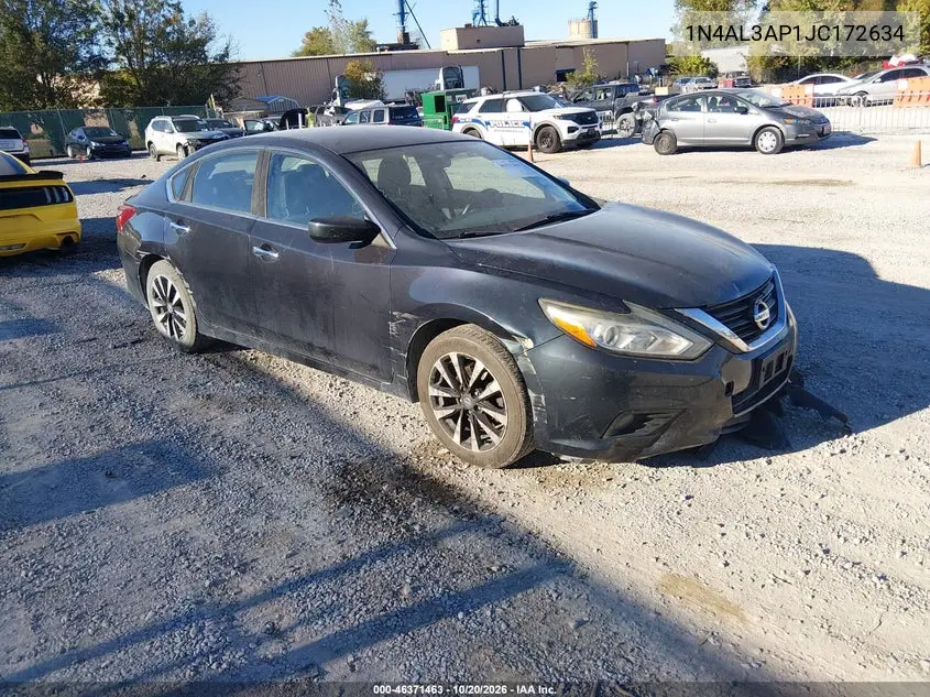 NISSAN ALTIMA 2018, VIN 1N4AL3AP1JC172634