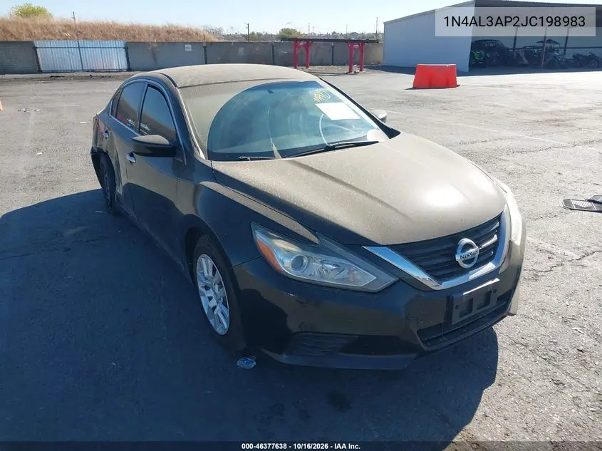 NISSAN ALTIMA 2018, VIN 1N4AL3AP2JC198983