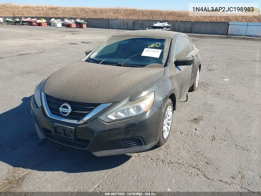 2018 NISSAN ALTIMA VIN 1N4AL3AP2JC198983 — фото 2