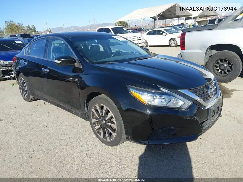 NISSAN ALTIMA 2018, VIN 1N4AL3APXJC173944