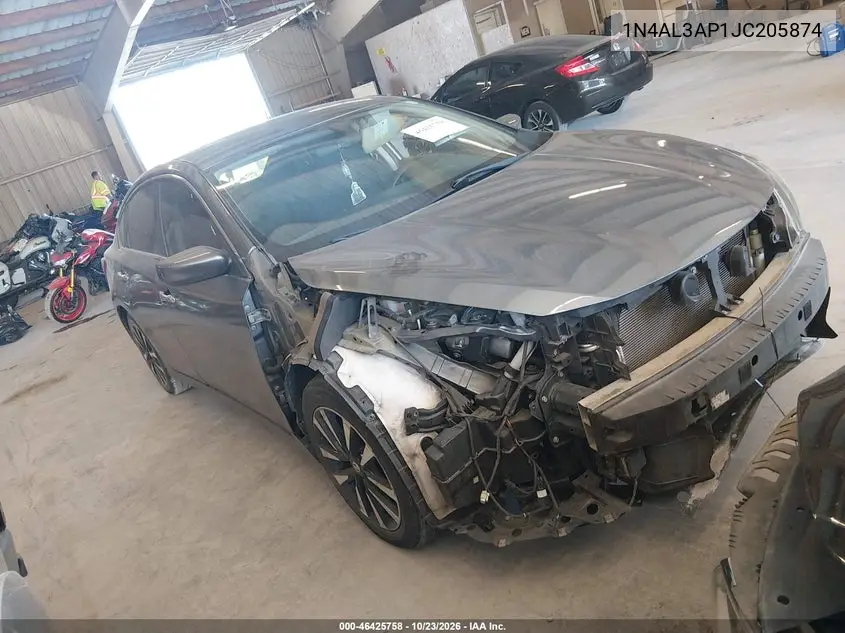 NISSAN ALTIMA 2018, VIN 1N4AL3AP1JC205874