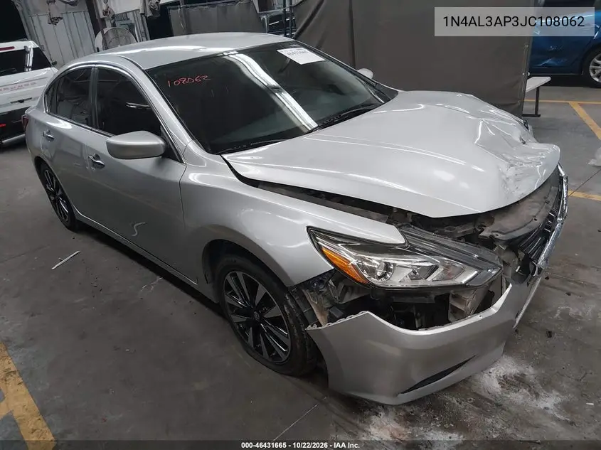 NISSAN ALTIMA 2018, VIN 1N4AL3AP3JC108062