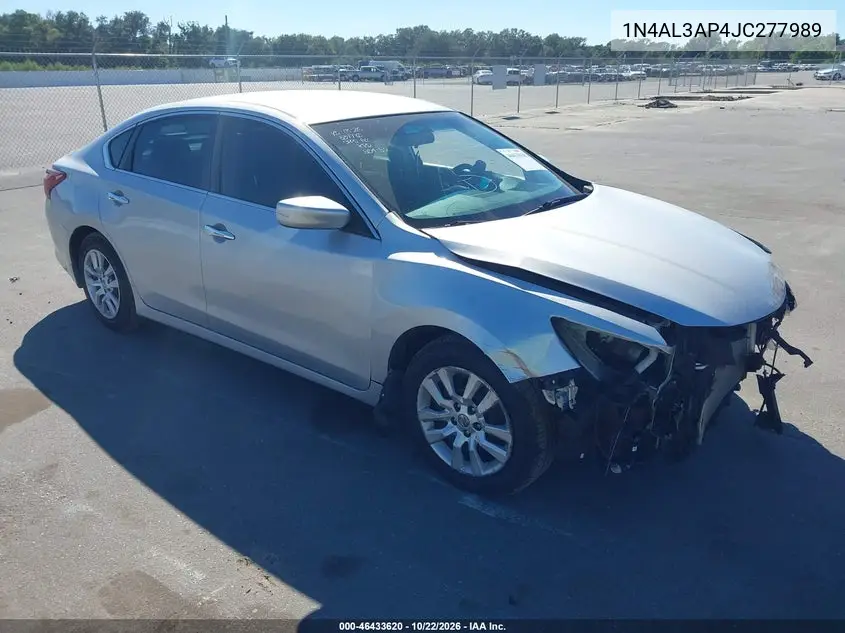 NISSAN ALTIMA 2018, VIN 1N4AL3AP4JC277989