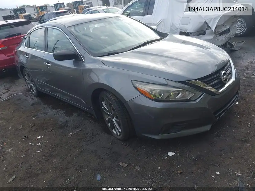 NISSAN ALTIMA 2018, VIN 1N4AL3AP8JC234014