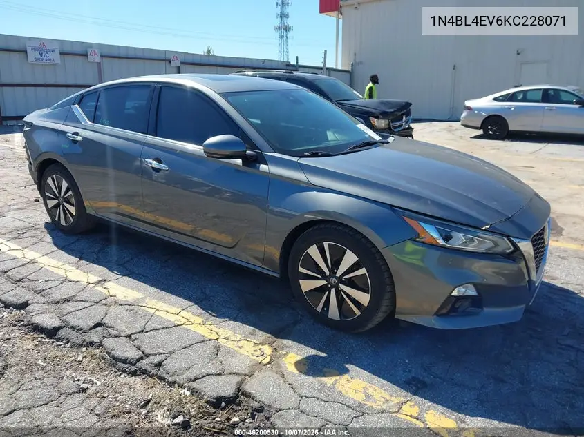NISSAN ALTIMA 2019, VIN 1N4BL4EV6KC228071