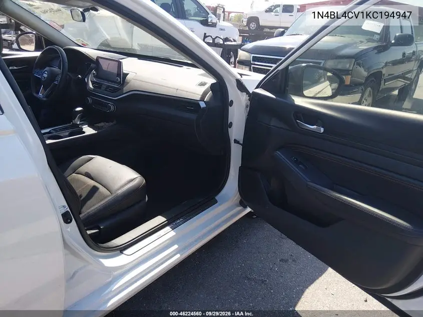 2019 NISSAN ALTIMA VIN 1N4BL4CV1KC194947 — фото 5