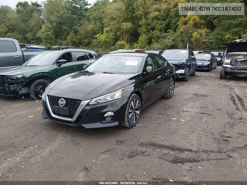 2019 NISSAN ALTIMA VIN 1N4BL4DW7KC187430 — фото 2