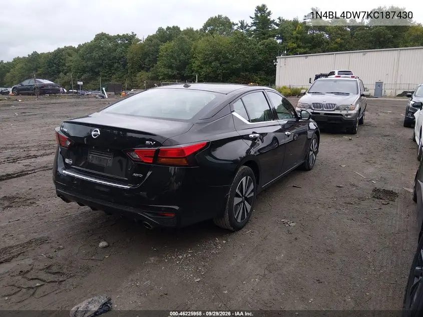 2019 NISSAN ALTIMA VIN 1N4BL4DW7KC187430 — фото 4