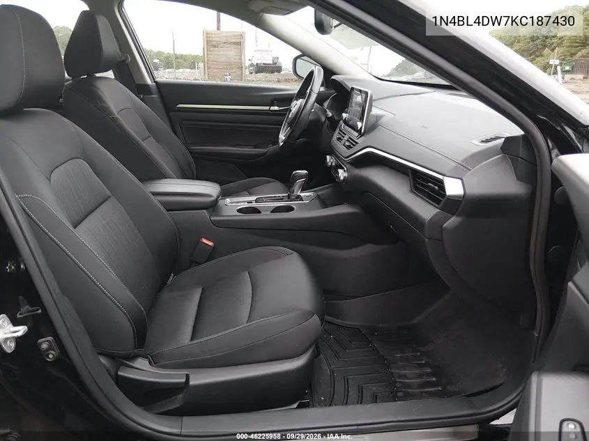 2019 NISSAN ALTIMA VIN 1N4BL4DW7KC187430 — фото 5