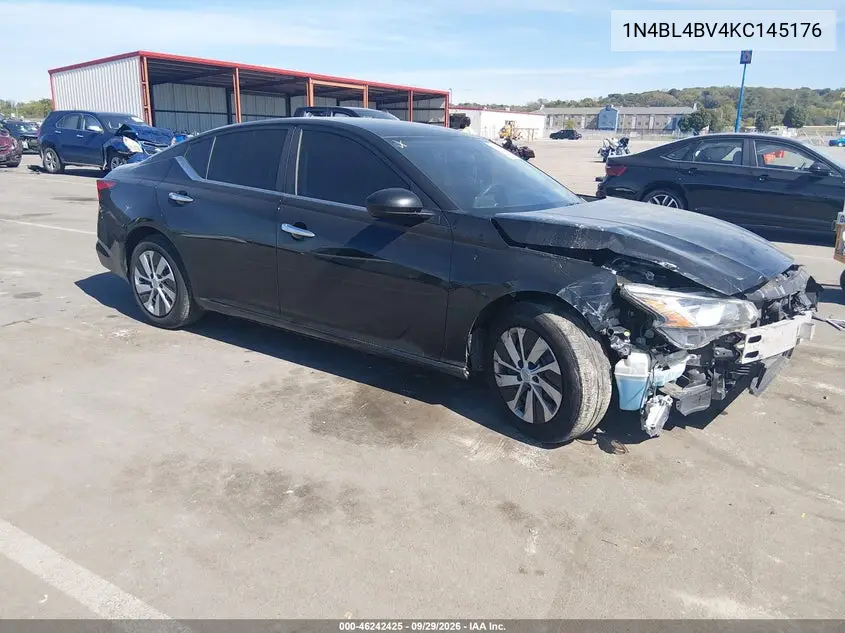 NISSAN ALTIMA 2019, VIN 1N4BL4BV4KC145176