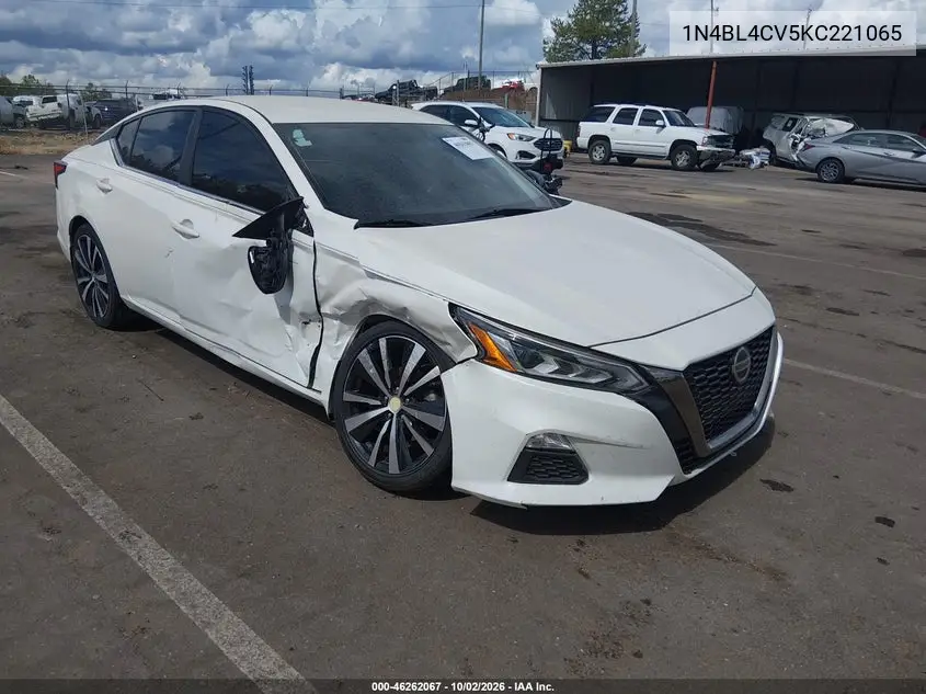 NISSAN ALTIMA 2019, VIN 1N4BL4CV5KC221065