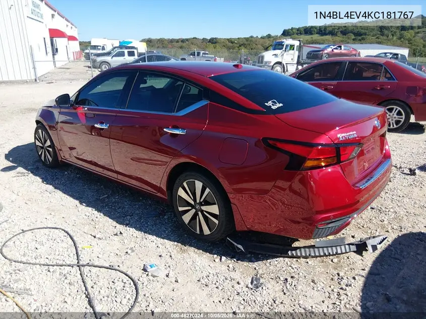 2019 NISSAN ALTIMA VIN 1N4BL4EV4KC181767 — фото 3