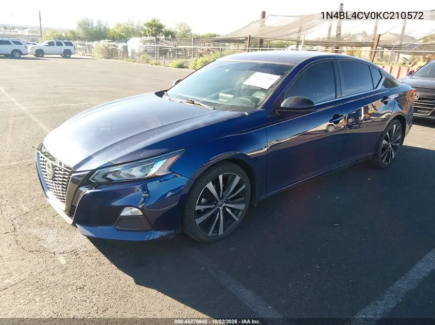 2019 NISSAN ALTIMA VIN 1N4BL4CV0KC210572 — фото 2