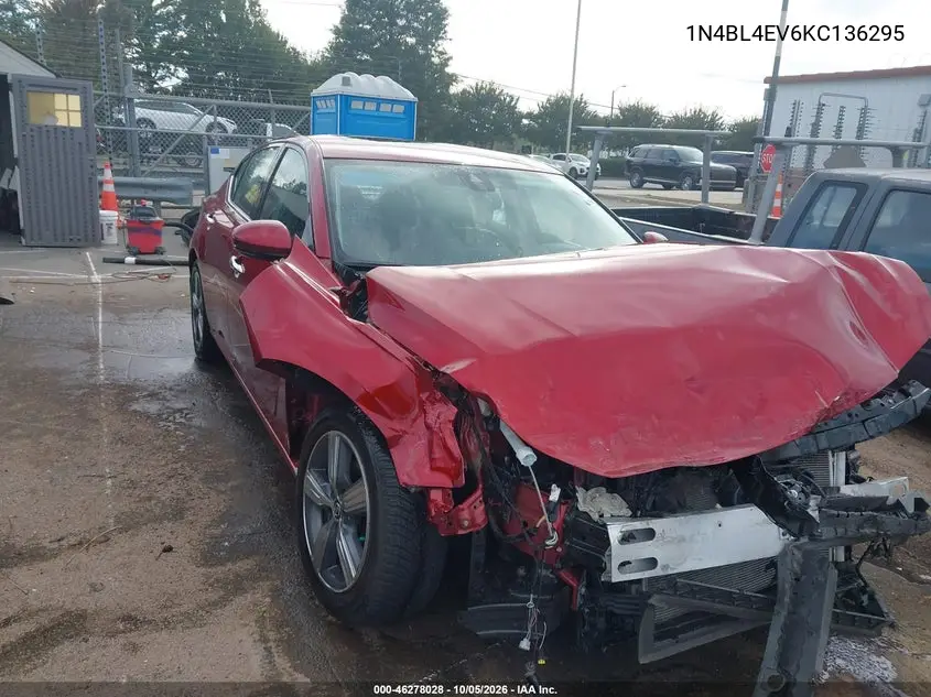NISSAN ALTIMA 2019, VIN 1N4BL4EV6KC136295