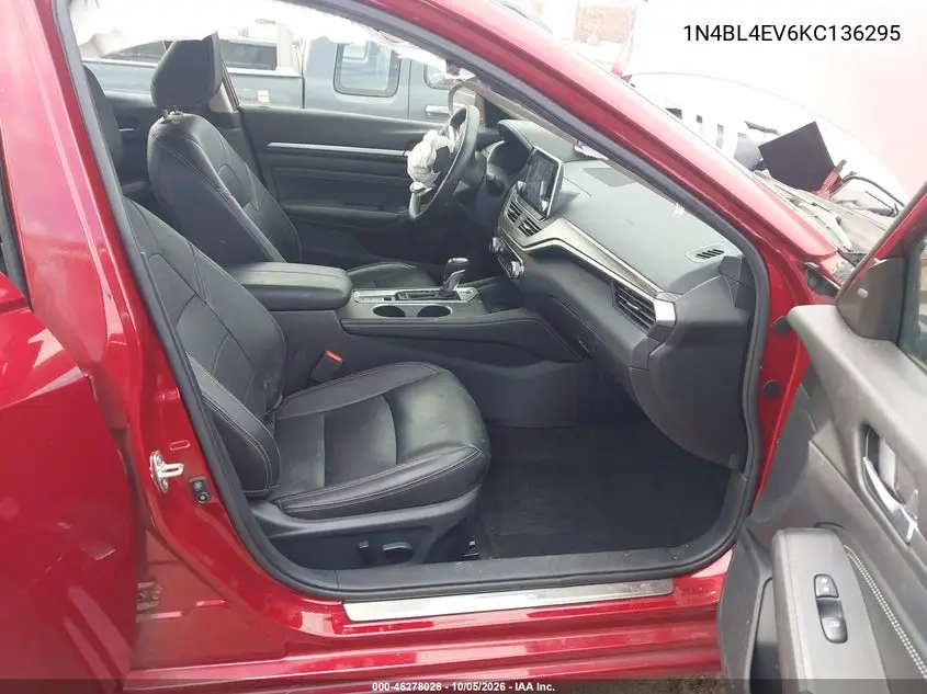 2019 NISSAN ALTIMA VIN 1N4BL4EV6KC136295 — фото 5