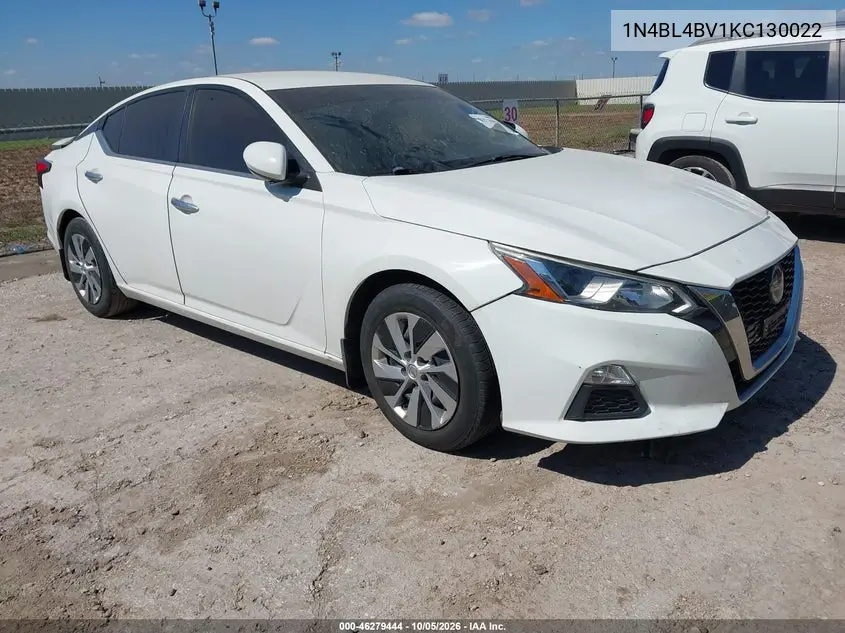NISSAN ALTIMA 2019, VIN 1N4BL4BV1KC130022