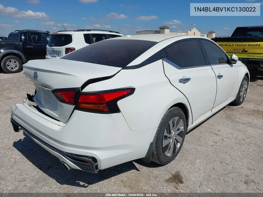 2019 NISSAN ALTIMA VIN 1N4BL4BV1KC130022 — фото 4