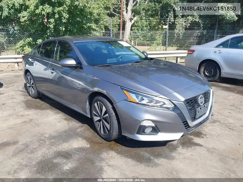NISSAN ALTIMA 2019, VIN 1N4BL4EV6KC151850
