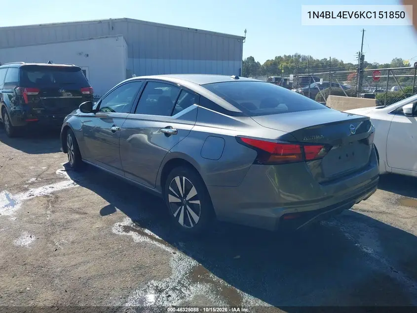 2019 NISSAN ALTIMA VIN 1N4BL4EV6KC151850 — фото 3