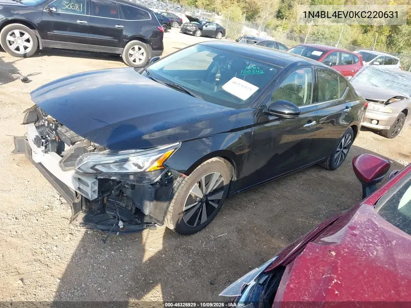 2019 NISSAN ALTIMA VIN 1N4BL4EV0KC220631 — фото 2