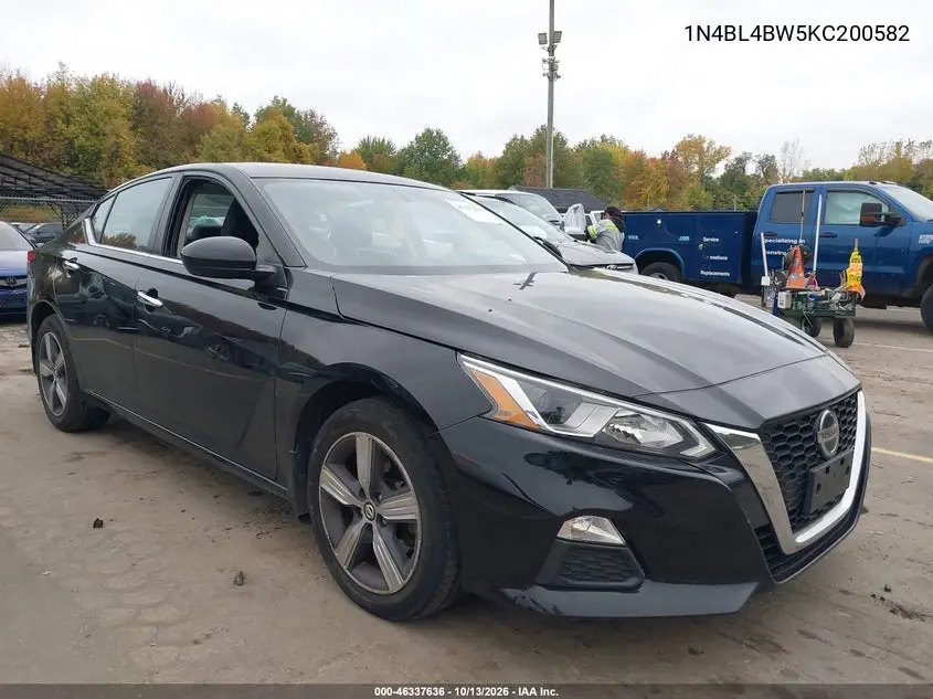 NISSAN ALTIMA 2019, VIN 1N4BL4BW5KC200582