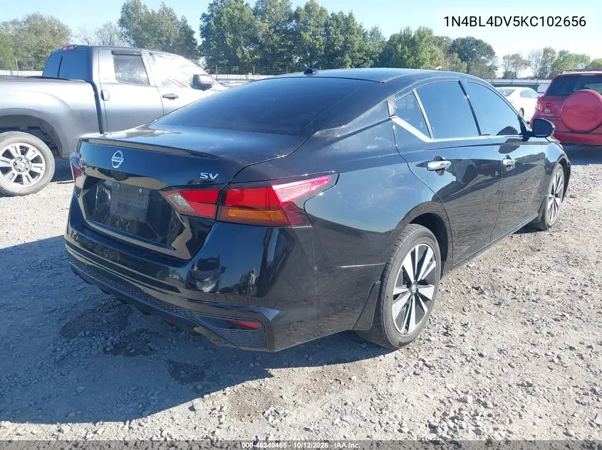2019 NISSAN ALTIMA VIN 1N4BL4DV5KC102656 — фото 4