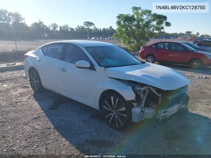 NISSAN ALTIMA 2019, VIN 1N4BL4BV2KC128750