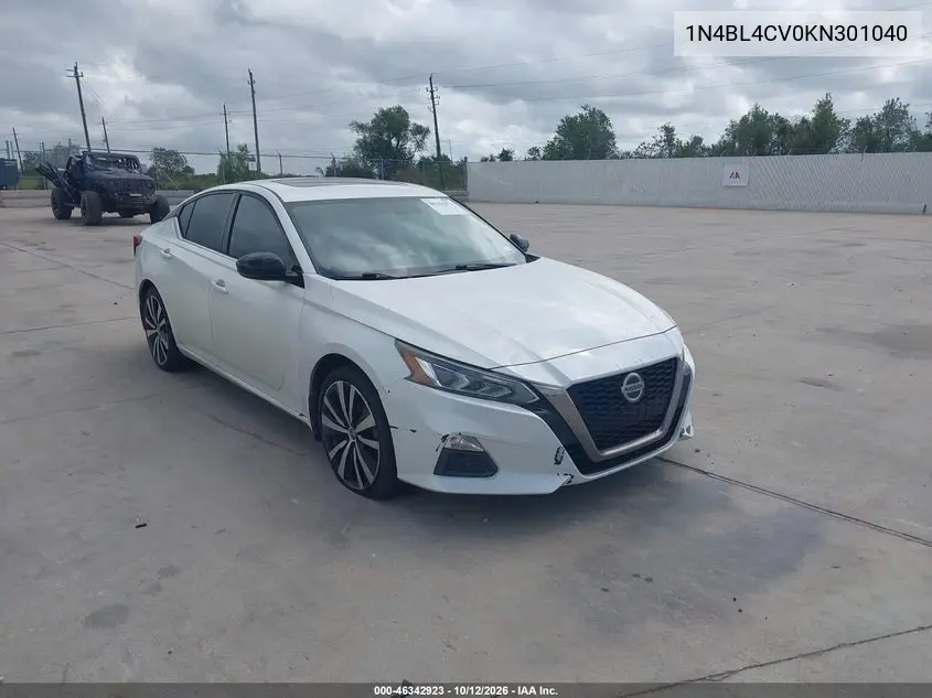 NISSAN ALTIMA 2019, VIN 1N4BL4CV0KN301040