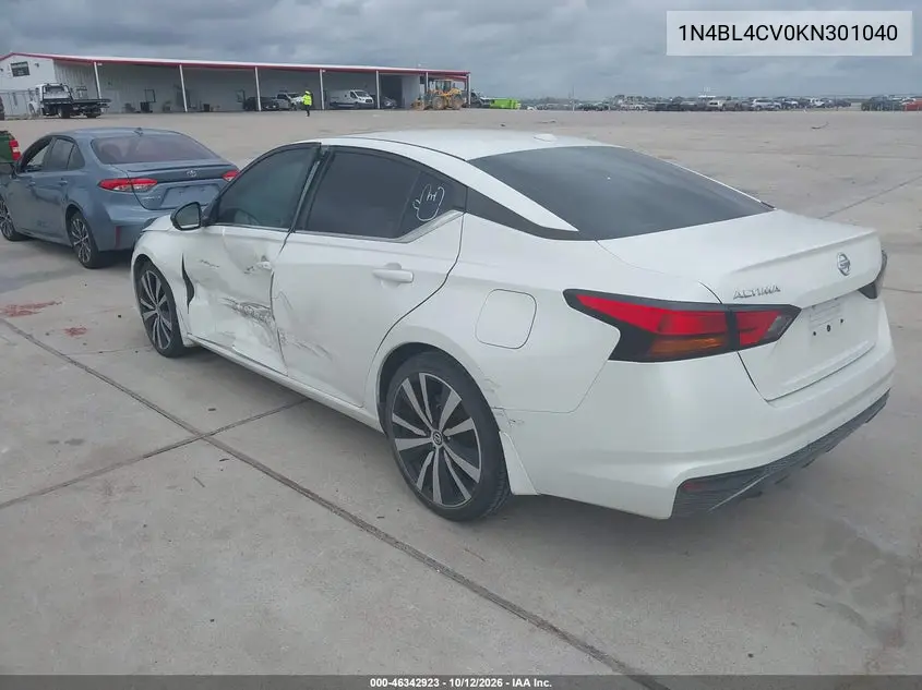 2019 NISSAN ALTIMA VIN 1N4BL4CV0KN301040 — фото 3