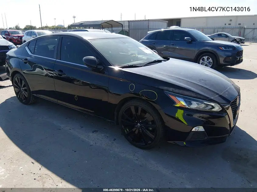 NISSAN ALTIMA 2019, VIN 1N4BL4CV7KC143016