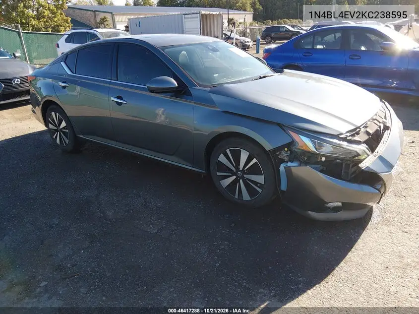 NISSAN ALTIMA 2019, VIN 1N4BL4EV2KC238595