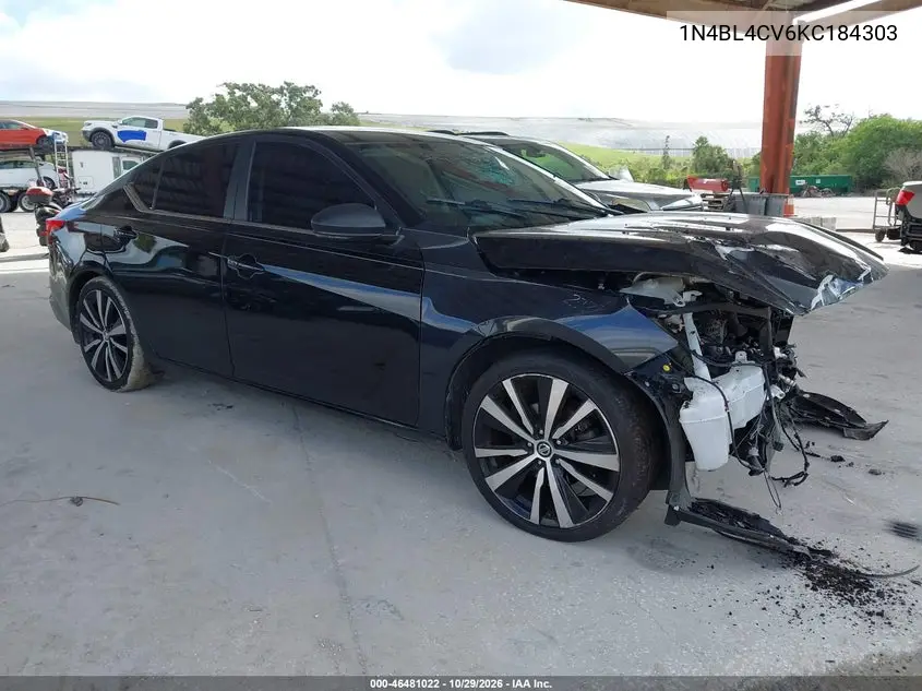 NISSAN ALTIMA 2019, VIN 1N4BL4CV6KC184303