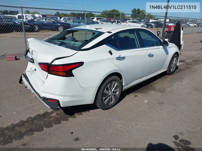 2020 NISSAN ALTIMA VIN 1N4BL4BV1LC211510 — фото 4