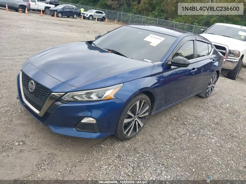 2020 NISSAN ALTIMA VIN 1N4BL4CV8LC236600 — фото 2