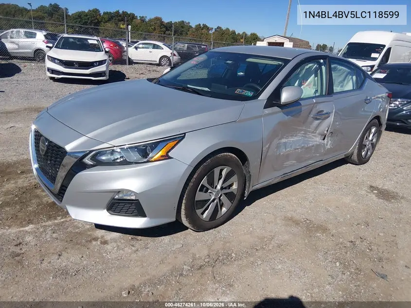 2020 NISSAN ALTIMA VIN 1N4BL4BV5LC118599 — фото 2