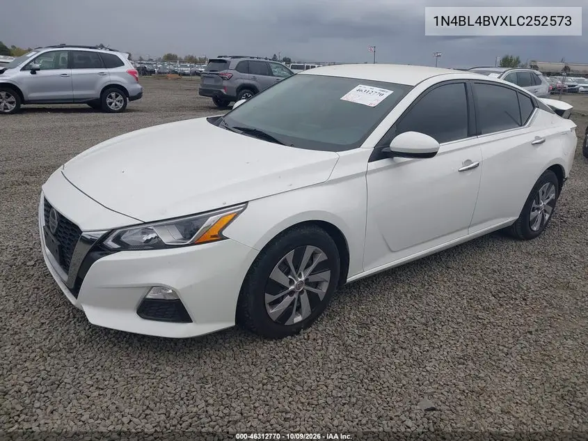 2020 NISSAN ALTIMA VIN 1N4BL4BVXLC252573 — фото 2