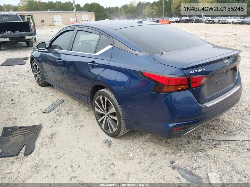 2020 NISSAN ALTIMA VIN 1N4BL4CW2LC155245 — фото 3