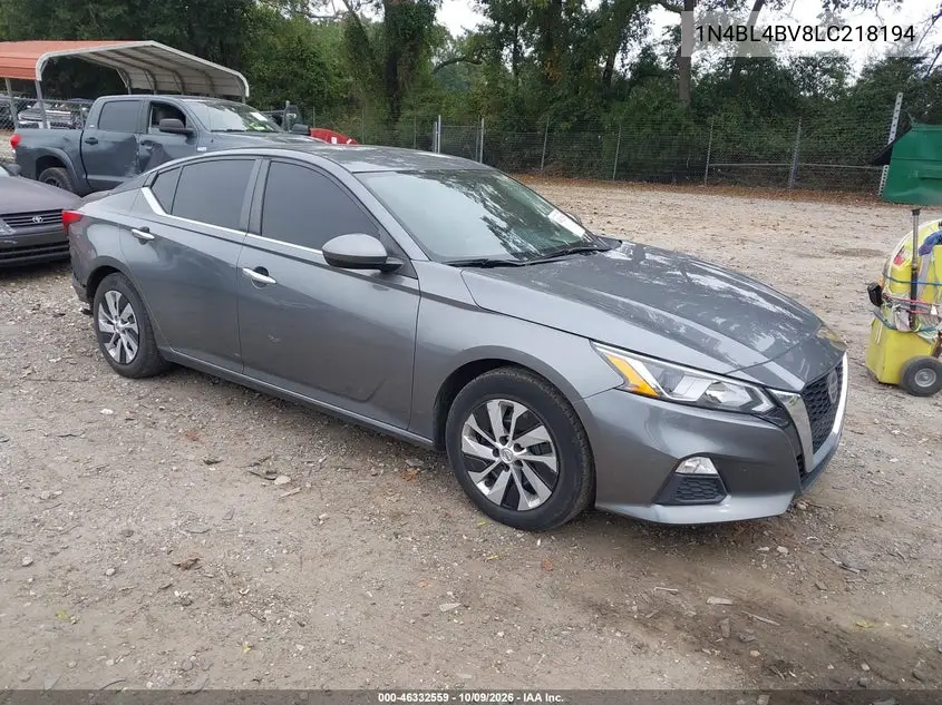 NISSAN ALTIMA 2020, VIN 1N4BL4BV8LC218194