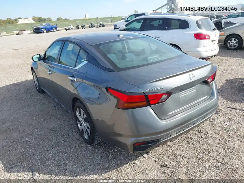 2020 NISSAN ALTIMA VIN 1N4BL4BV7LC234046 — фото 3