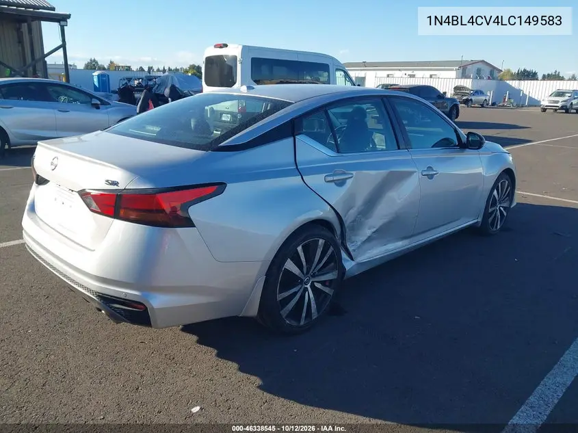 2020 NISSAN ALTIMA VIN 1N4BL4CV4LC149583 — фото 4