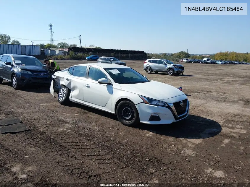 NISSAN ALTIMA 2020, VIN 1N4BL4BV4LC185484