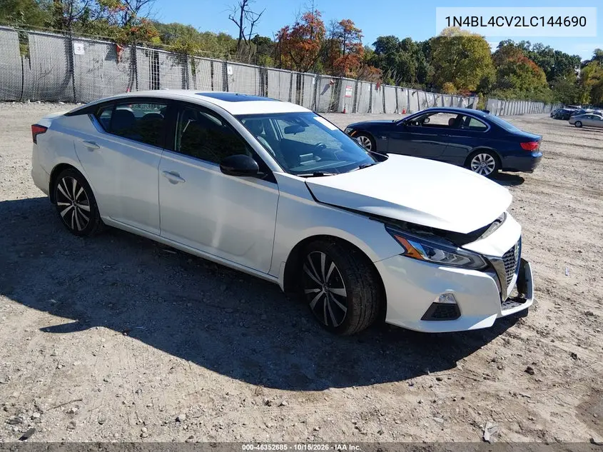 NISSAN ALTIMA 2020, VIN 1N4BL4CV2LC144690