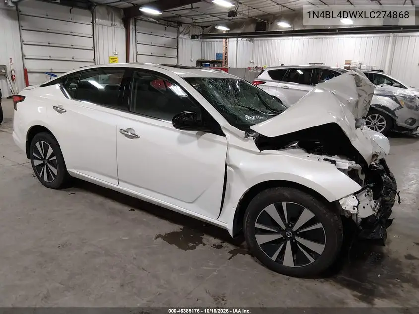 NISSAN ALTIMA 2020, VIN 1N4BL4DWXLC274868
