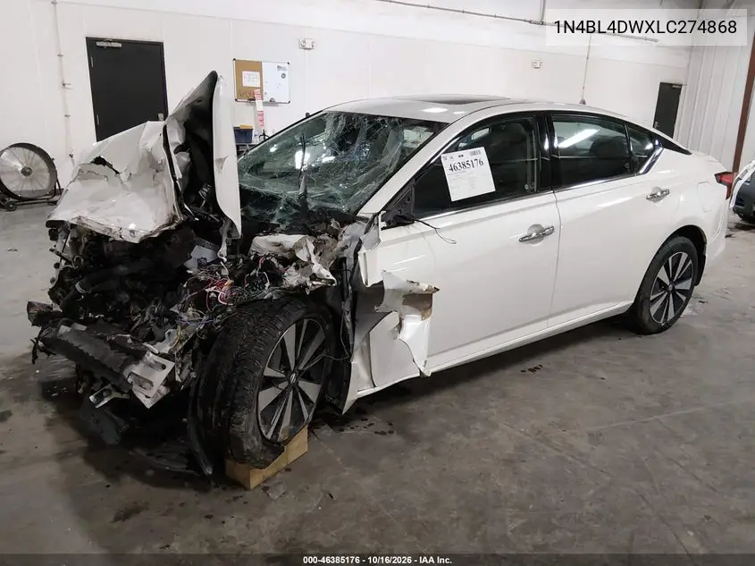 2020 NISSAN ALTIMA VIN 1N4BL4DWXLC274868 — фото 2