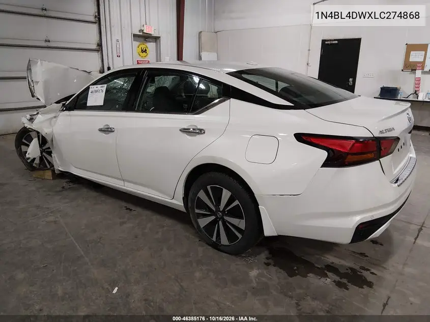 2020 NISSAN ALTIMA VIN 1N4BL4DWXLC274868 — фото 3
