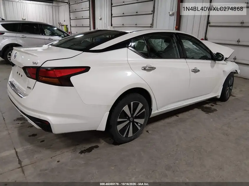 2020 NISSAN ALTIMA VIN 1N4BL4DWXLC274868 — фото 4