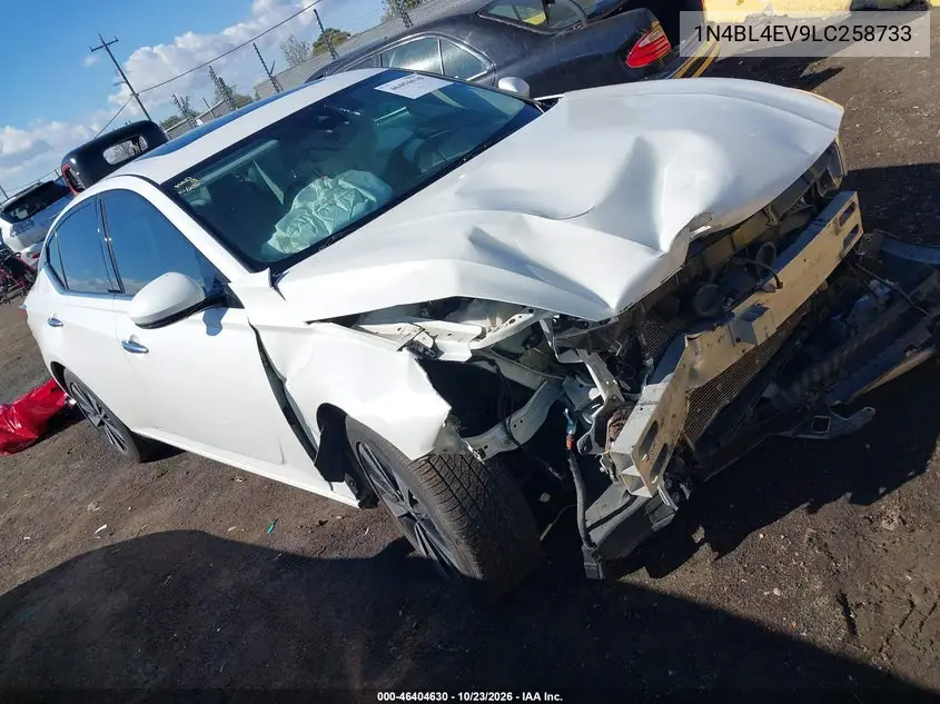 NISSAN ALTIMA 2020, VIN 1N4BL4EV9LC258733