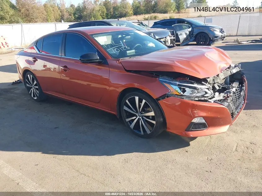 NISSAN ALTIMA 2020, VIN 1N4BL4CV1LC204961