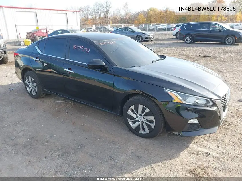 NISSAN ALTIMA 2020, VIN 1N4BL4BW5LC178505
